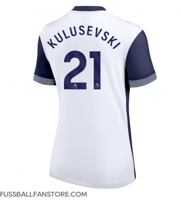 Tottenham Hotspur Dejan Kulusevski #21 Replik Heimtrikot Damen 2024-25 Kurzarm